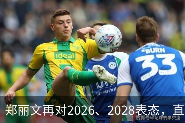 郑丽文再对2026、2028表态，直言两县市选情危急，不会指定卢秀燕